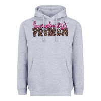 Heather Grey Western Somebody's Problem Heavyweight Hoodie - LillyAllenDesigns
