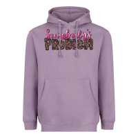 Lavender Western Somebody's Problem Heavyweight Hoodie - LillyAllenDesigns