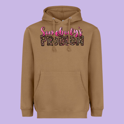 Western Somebody's Problem Heavyweight Hoodie Designed By Lillyallendesigns