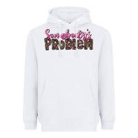 White Western Somebody's Problem Heavyweight Hoodie - LillyAllenDesigns