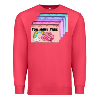 Cardinal too many tabs Premium Sweatshirt - MaliasSmallBusiness