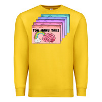 Lemon too many tabs Premium Sweatshirt - MaliasSmallBusiness