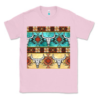 Bubblegum Pink native american aztec seamless pattern 3 Classic Tee - BundleAndBundleShop