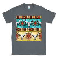 Charcoal Heather native american aztec seamless pattern 3 Classic Tee - BundleAndBundleShop