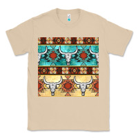 Mushroom native american aztec seamless pattern 3 Classic Tee - BundleAndBundleShop