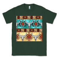 Sports Green native american aztec seamless pattern 3 Classic Tee - BundleAndBundleShop