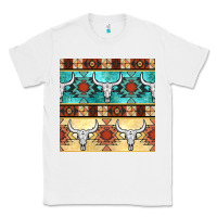 White native american aztec seamless pattern 3 Classic Tee - BundleAndBundleShop