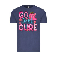 Vintage Denim go fight cure Vintage Tee - Zillion Design Studio