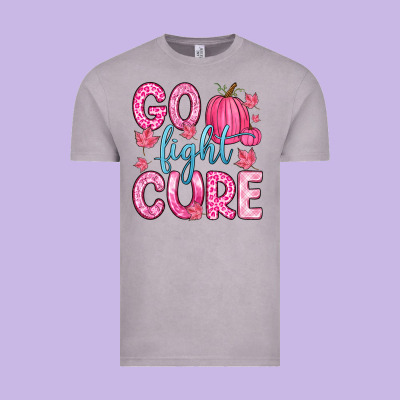 Go Fight Cure Vintage Tee Designed By Zillion Design Studio