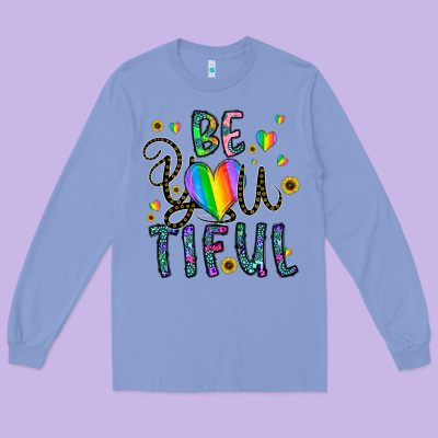 Be You Tiful Long Sleeve Tee Designed By Cowhidedigitalart