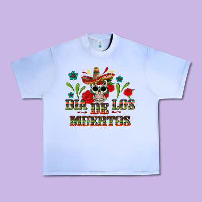 Dia De Los Muertos Urban Heavy Tee Designed By Texasbilliewilder