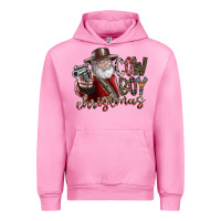 Fuchsia Pink cowboy christmas Urban Hoodie - SublimationCraftShop