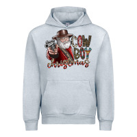 Heather Grey cowboy christmas Urban Hoodie - SublimationCraftShop