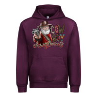 Mauve Wine cowboy christmas Urban Hoodie - SublimationCraftShop