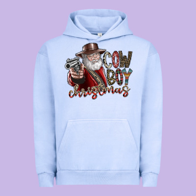 Cowboy Christmas Urban Hoodie Designed By Sublimationcraftshop