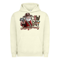 Pigment Pistachio cowboy christmas Urban Hoodie - SublimationCraftShop