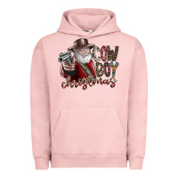 Pigment Salmon cowboy christmas Urban Hoodie - SublimationCraftShop