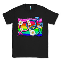 Black lgbtq gender bisexuality symbol Classic Tee - HRA Design Shop