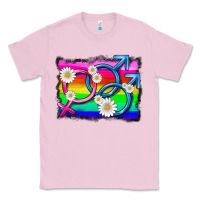 Bubblegum Pink lgbtq gender bisexuality symbol Classic Tee - HRA Design Shop