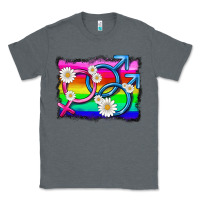 Charcoal Heather lgbtq gender bisexuality symbol Classic Tee - HRA Design Shop