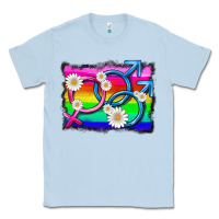 Dusty Blue lgbtq gender bisexuality symbol Classic Tee - HRA Design Shop