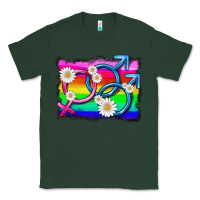 Sports Green lgbtq gender bisexuality symbol Classic Tee - HRA Design Shop