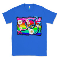 True Royal lgbtq gender bisexuality symbol Classic Tee - HRA Design Shop