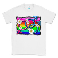 White lgbtq gender bisexuality symbol Classic Tee - HRA Design Shop