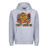 Heather Grey gingerbread cant catch me Premium Hoodie - MaliasSmallBusiness