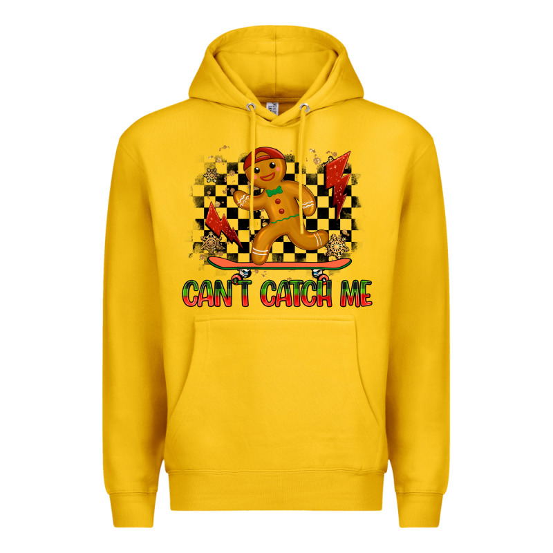 Gingerbread Cant Catch Me Premium Hoodie by MaliasSmallBusiness | Teevron