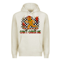 Oatmeal Heather gingerbread cant catch me Premium Hoodie - MaliasSmallBusiness