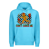 Ocean Blue gingerbread cant catch me Premium Hoodie - MaliasSmallBusiness