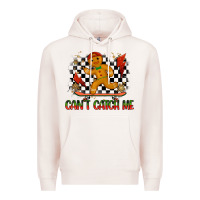 Pale Pink gingerbread cant catch me Premium Hoodie - MaliasSmallBusiness