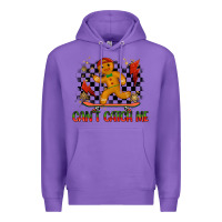 Purple gingerbread cant catch me Premium Hoodie - MaliasSmallBusiness
