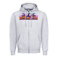 Halloween Witch Gnomes Libbey Cup Zipper Hoodie | Teevron