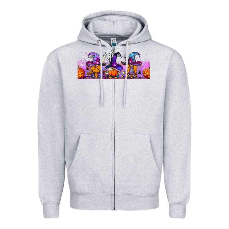 Halloween Witch Gnomes Libbey Cup Zipper Hoodie by BundleAndBundleShop | Teevron