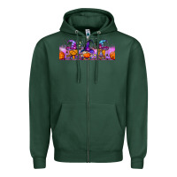 Sports Green halloween witch gnomes libbey cup Zipper Hoodie - BundleAndBundleShop