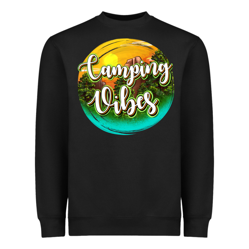 Camping Vibes Heavyweight Sweatshirt by texasbilliewilder | Teevron