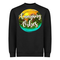 Black camping vibes Heavyweight Sweatshirt - texasbilliewilder