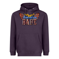 Plum American Babe With Sunflowers Heavyweight Hoodie - LillyAllenDesigns