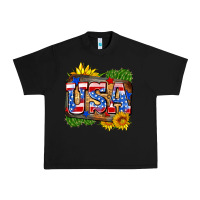 Black usa Urban Heavy Tee - Zillion Design Studio