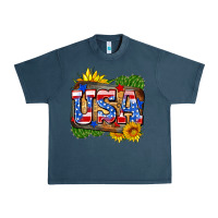 Midnight Navy usa Urban Heavy Tee - Zillion Design Studio