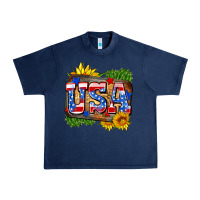 Navy usa Urban Heavy Tee - Zillion Design Studio