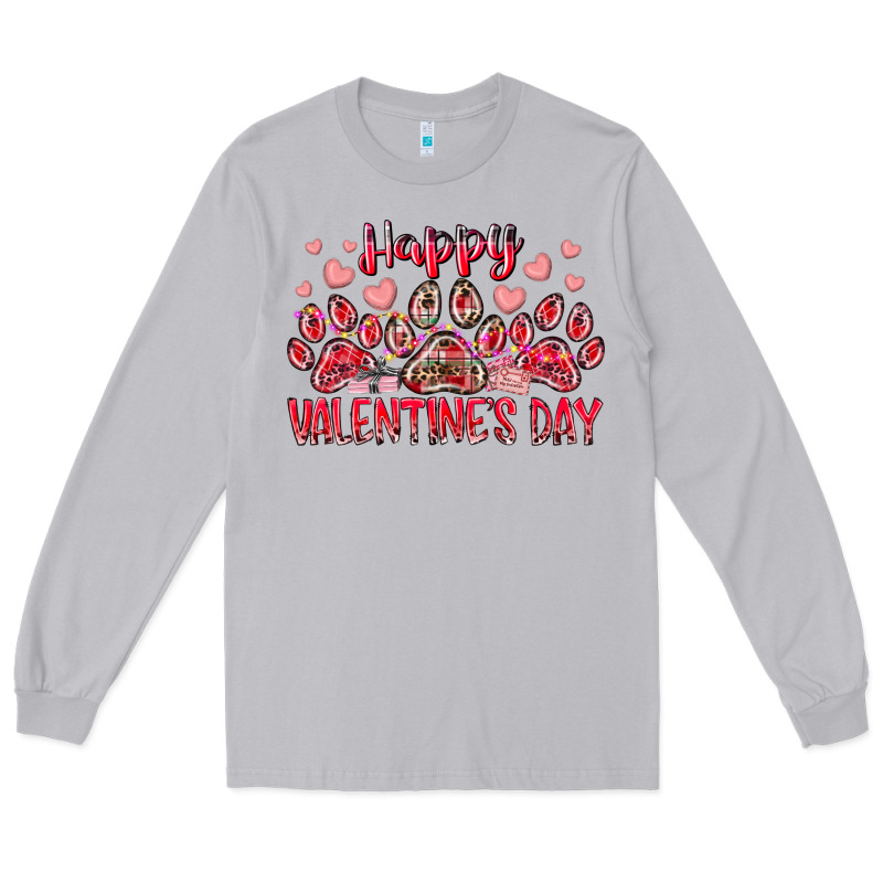 Happy Valentines Day Dog Pet Long Sleeve Tee by RacoonDesign | Teevron