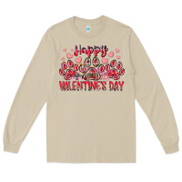 Mushroom happy valentines day dog pet Long Sleeve Tee - RacoonDesign
