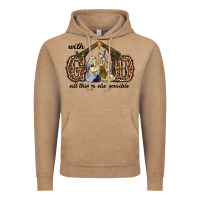 Vintage Coffee With God All Things Are Possible Vintage Hoodie - RanaPortraitStore
