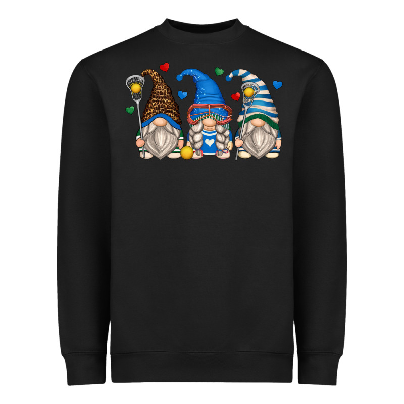 Lacrosse Gnomes Heavyweight Sweatshirt by Zillion Design Studio | Teevron