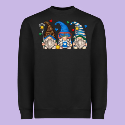 Lacrosse Gnomes Heavyweight Sweatshirt Designed By Zillion Design Studio