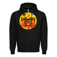 Black firefighter coasters Zipper Hoodie - AdoDesignShop