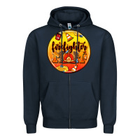 Navy firefighter coasters Zipper Hoodie - AdoDesignShop